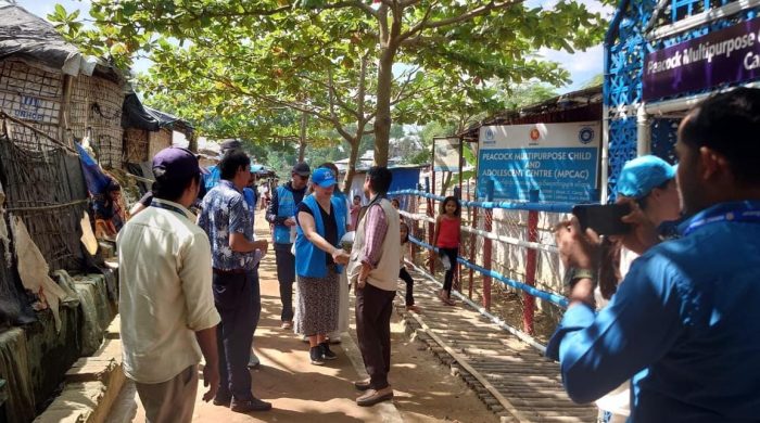 রোহিঙ্গা ক্যাম্প পরিদর্শনে যুক্তরাষ্ট্র ও ইউএনএইচসিআর প্রতিনিধি দল